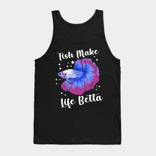 Betta Fish, Siamese Fighting Fish, Betta Splendens Tank Top